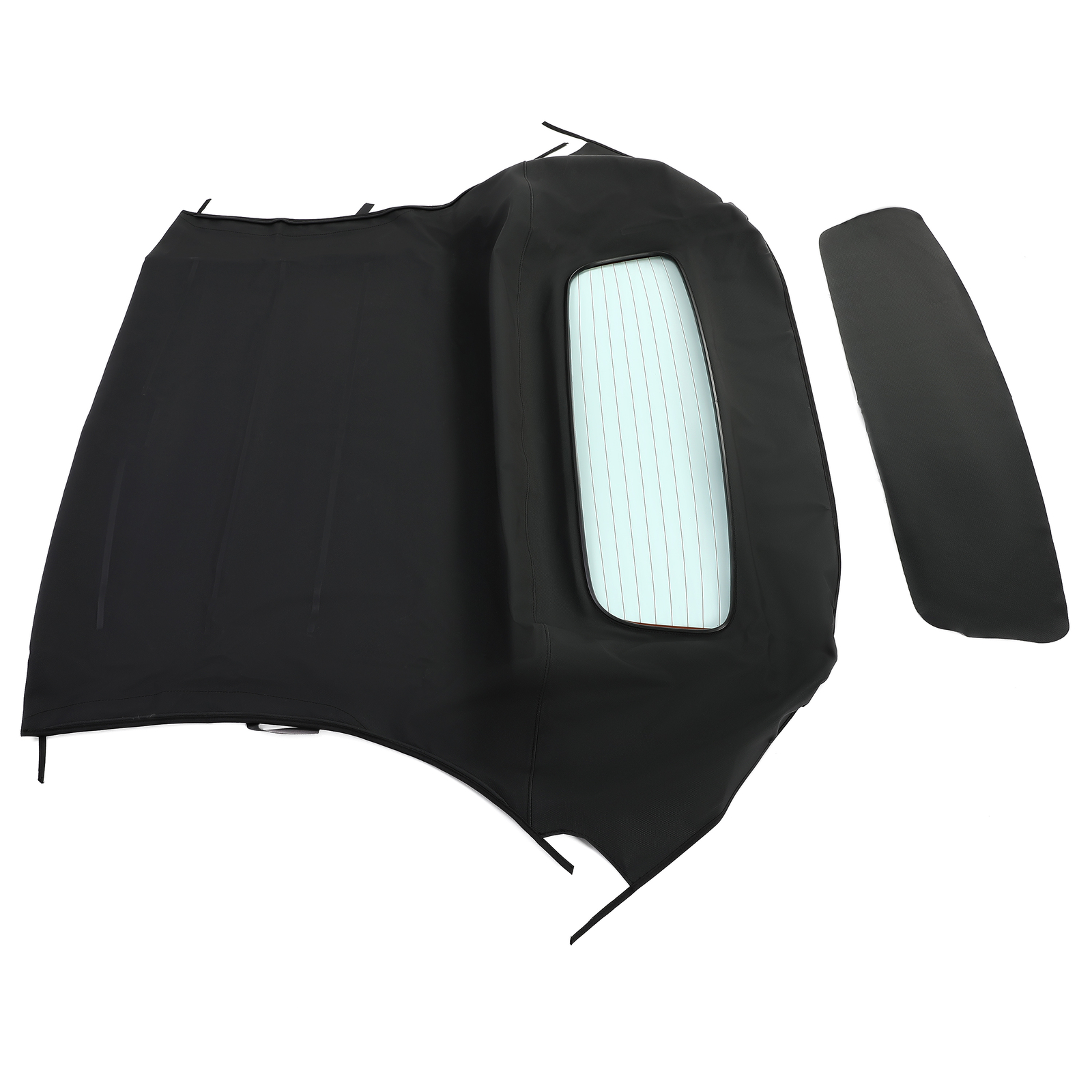 NEW For Audi TT Convertible 2000-2006 Soft Top W/ Heated Glass Window Black