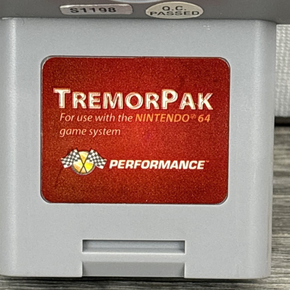 Performance TremorPak for Nintendo 64 | Gray Rumble Pak | Adjustable Speed