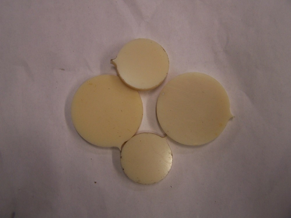 PVC and ABS disks for projects