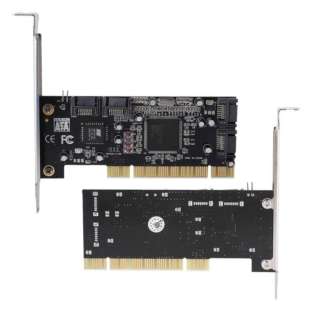Sil3114 PCI SATA RAID Controller Card - 4 Port, 1.5Gbps, Supports default