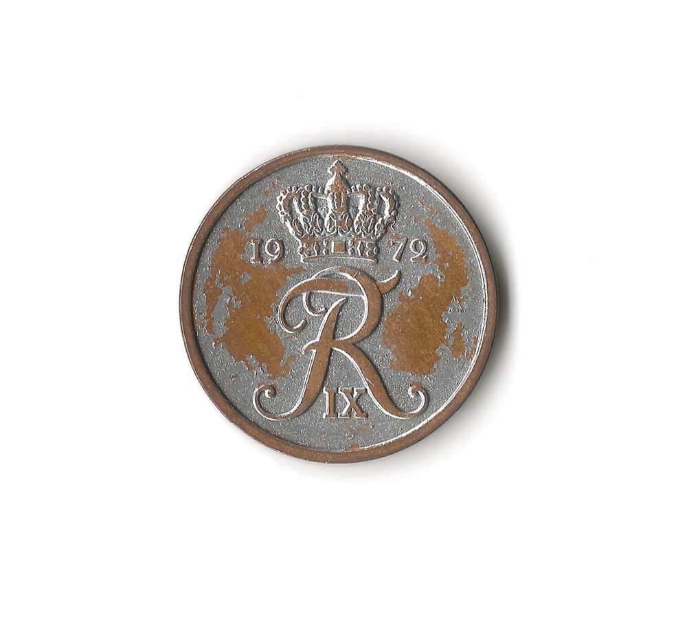 1972 Denmark - 5 Ore - 511 - Bronze - 6g
