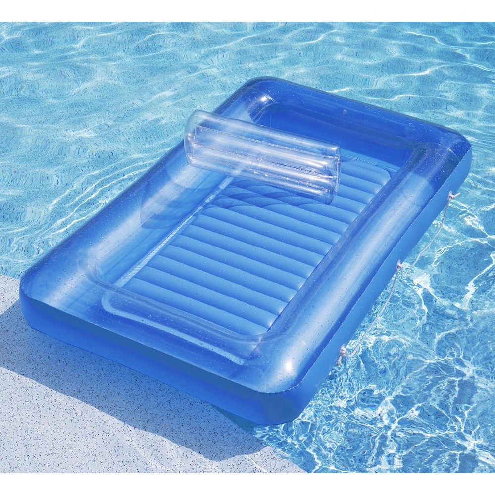 Aqua Select® Oasis 71” Inflatable Tanning Bed with Pillow