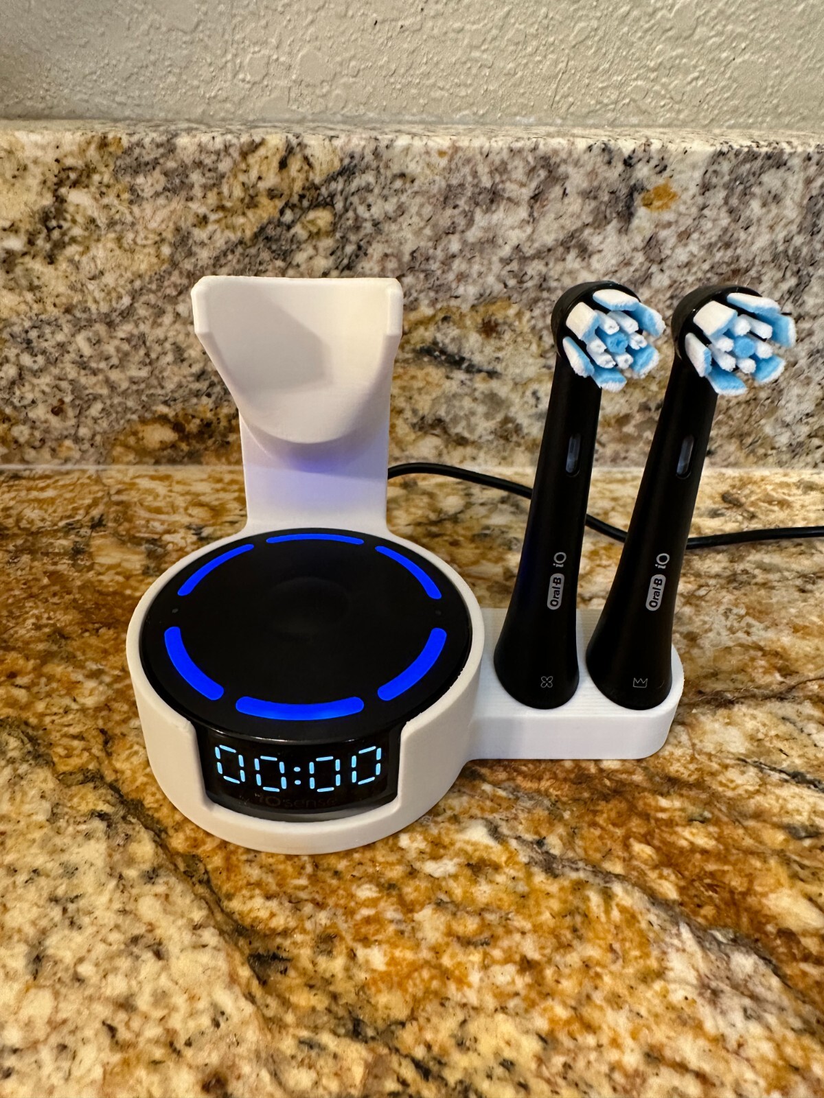 Oral B IO 10 Brush + Head Holder for round base / countertop organizer IO10