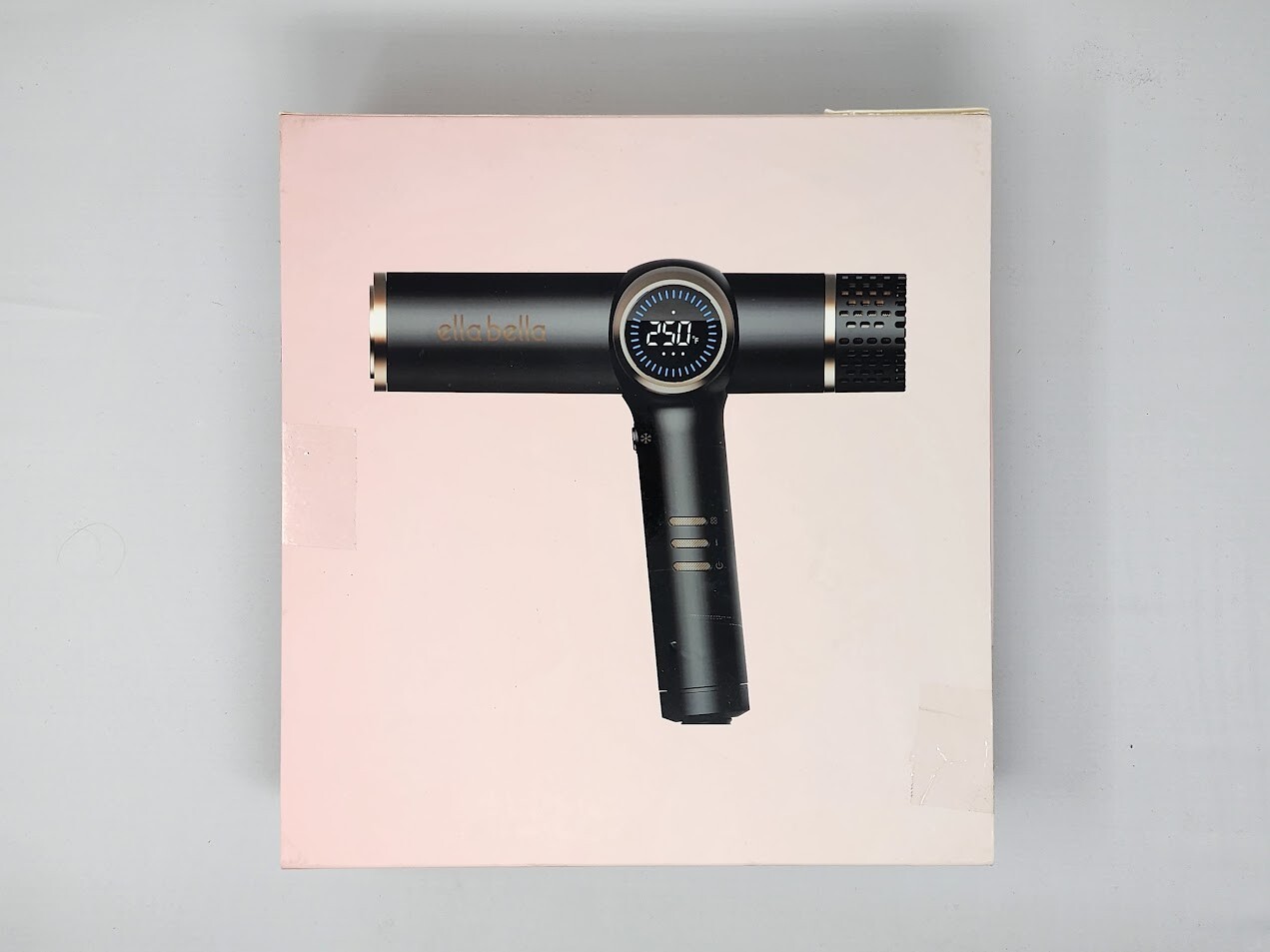 ELLA BELLA Professional Ionic Hair Blow Dryer with Diffuser - Open Box