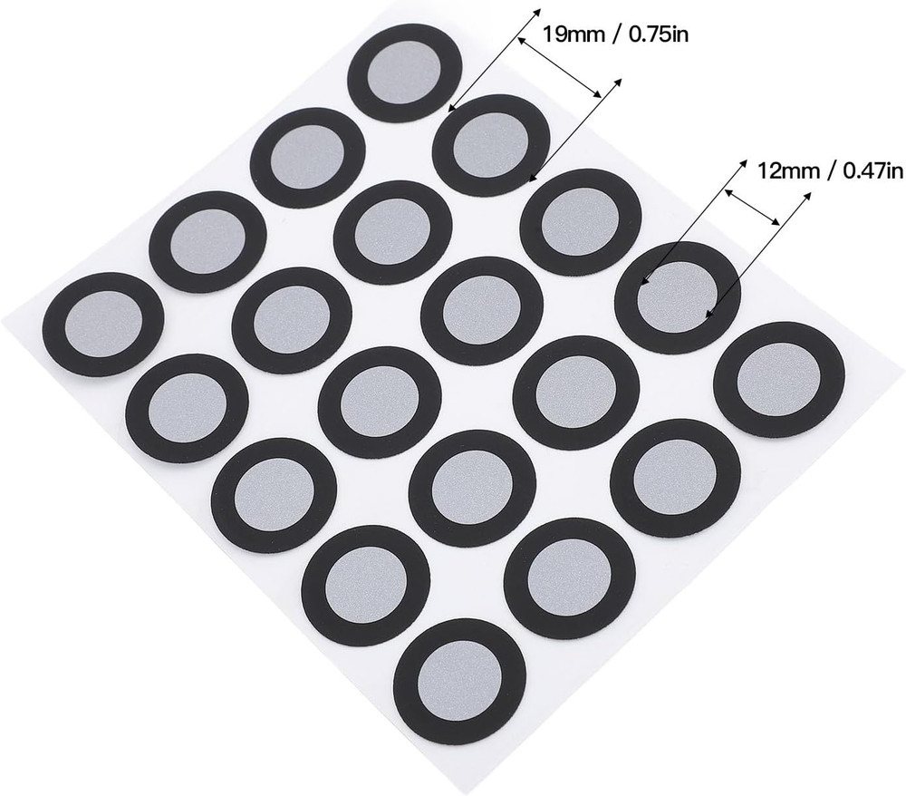 10 Sheets 12 Mm 3D Scanning Marker, 3D Tracking Dot Reference Point Markers for