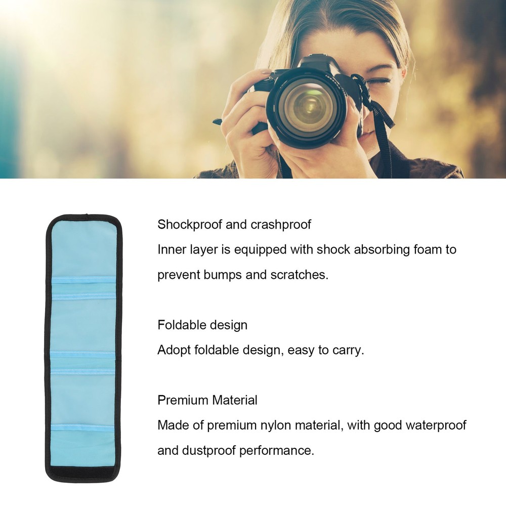 Shockproof Camera Lens Filter Case For 25-86mm Round Filter Excellent/