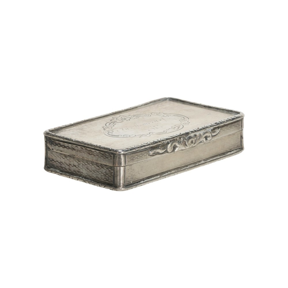Ladies Sterling Silver Vanity Snuff Box