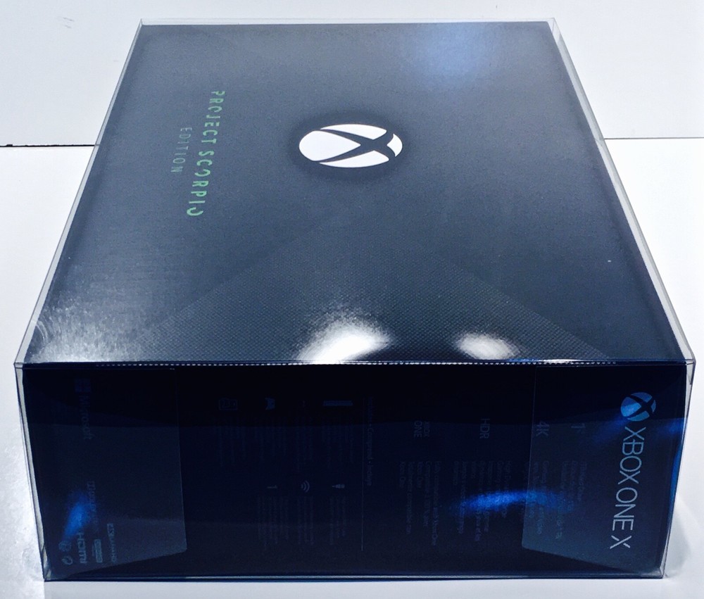 1 Console Box Protector For XBOX ONE X SCORPIO EDITION! Custom Display Case