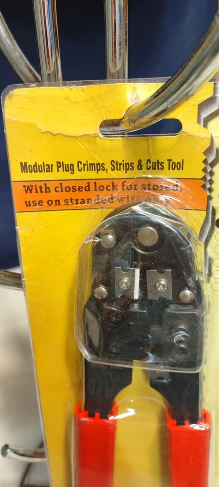 Modular Plug Crimps Strips and Cuts Tool HT-210C Core Cables 93-100-020