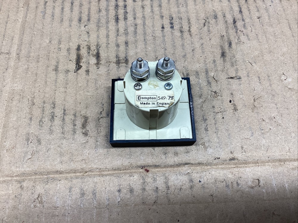 Crompton 549-78 Panel Mount Ammeter 0-5 AC AMPERES #820M28