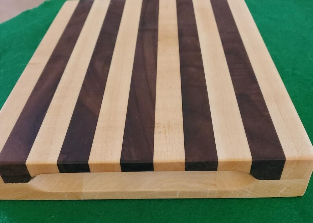 Handmade Maple and Walnut Reversible Cutting / Charcuterie Board