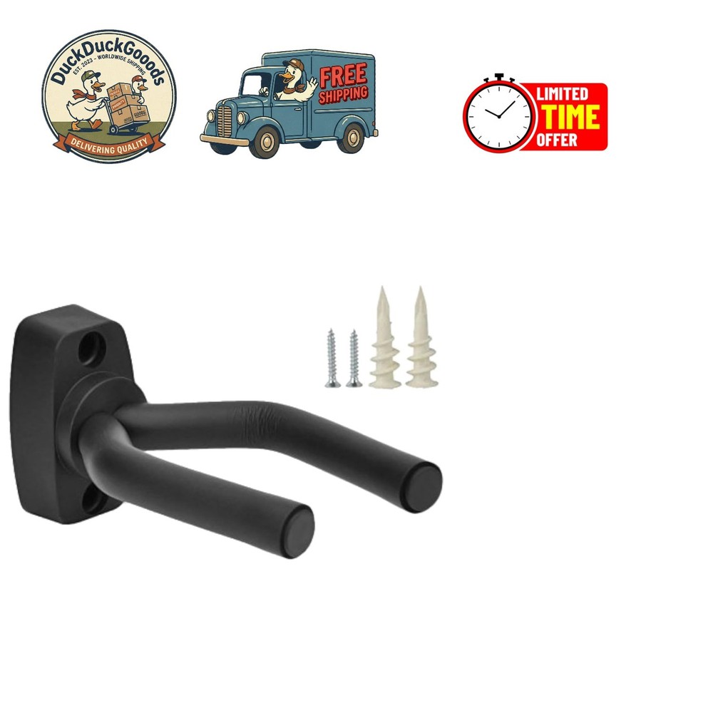 Elegant Guitar Hanger Wall Mount - Universal Fit for All Stringed Instruments