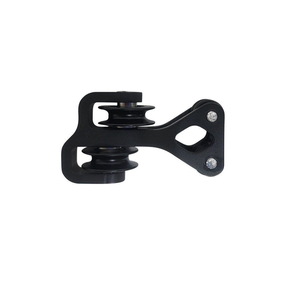 SAS Aluminum Compound Bow Cable Guard Roller Slide String Splitter Black