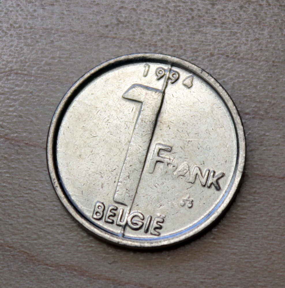 1994 Belgium 1 Franc Dutch text Albert II