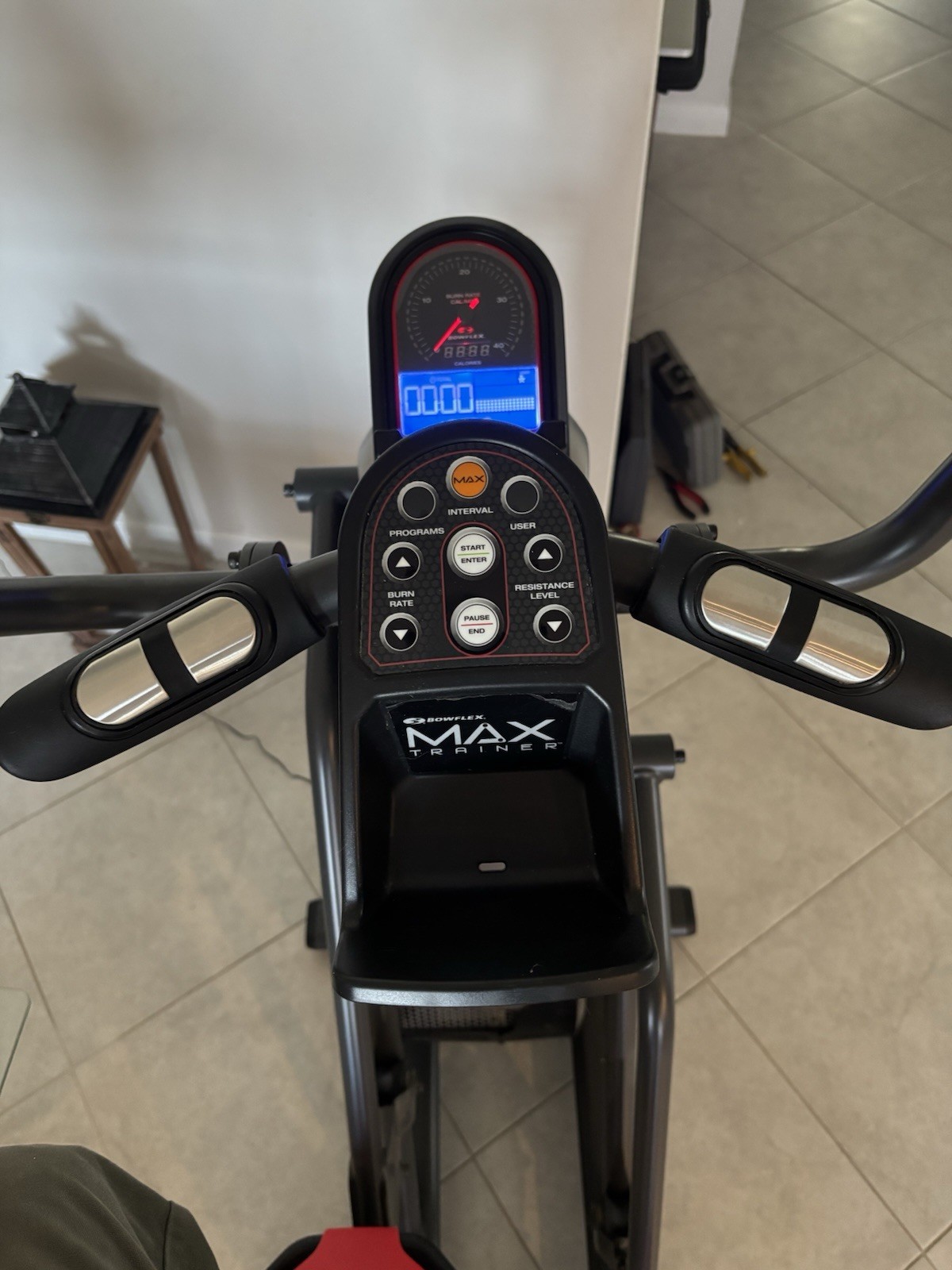 bowflex max trainer m5 elliptical machine