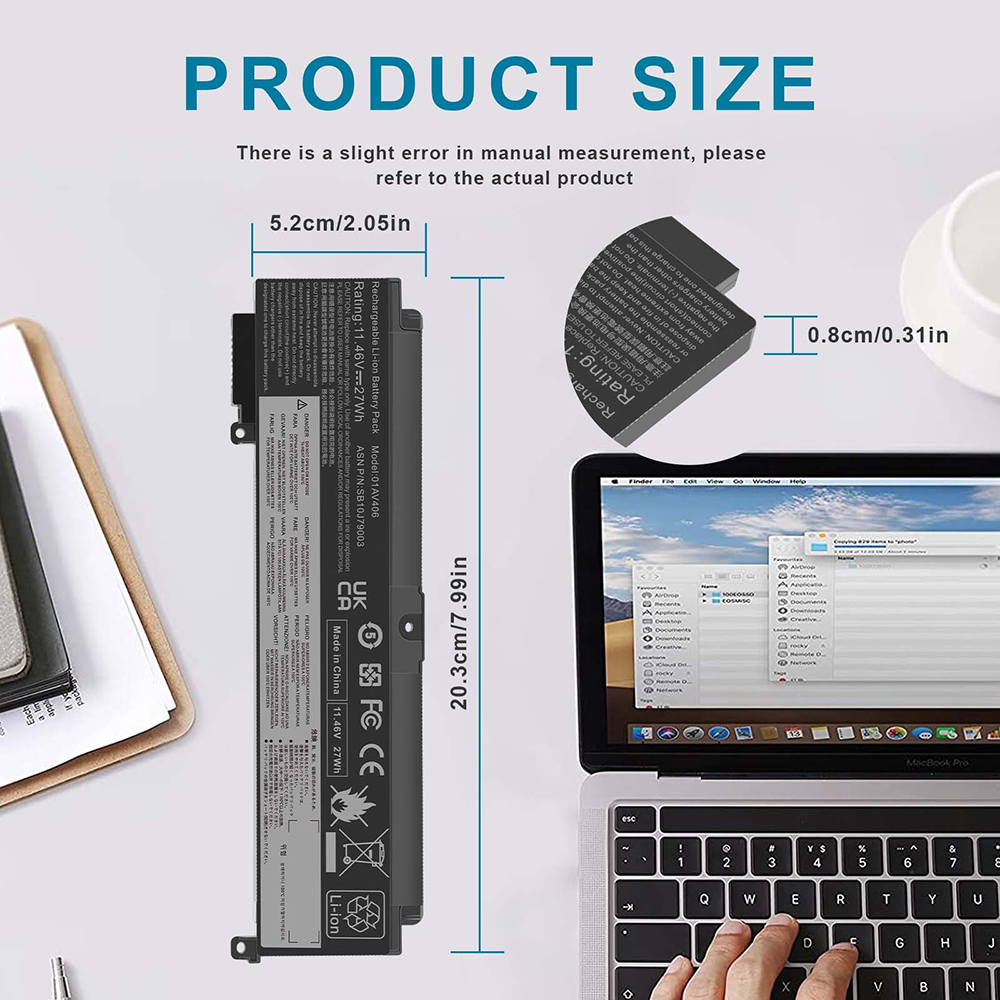 Battery For Lenovo Thinkpad T460s T470s Series 00HW022 00HW023 00HW024 00HW025