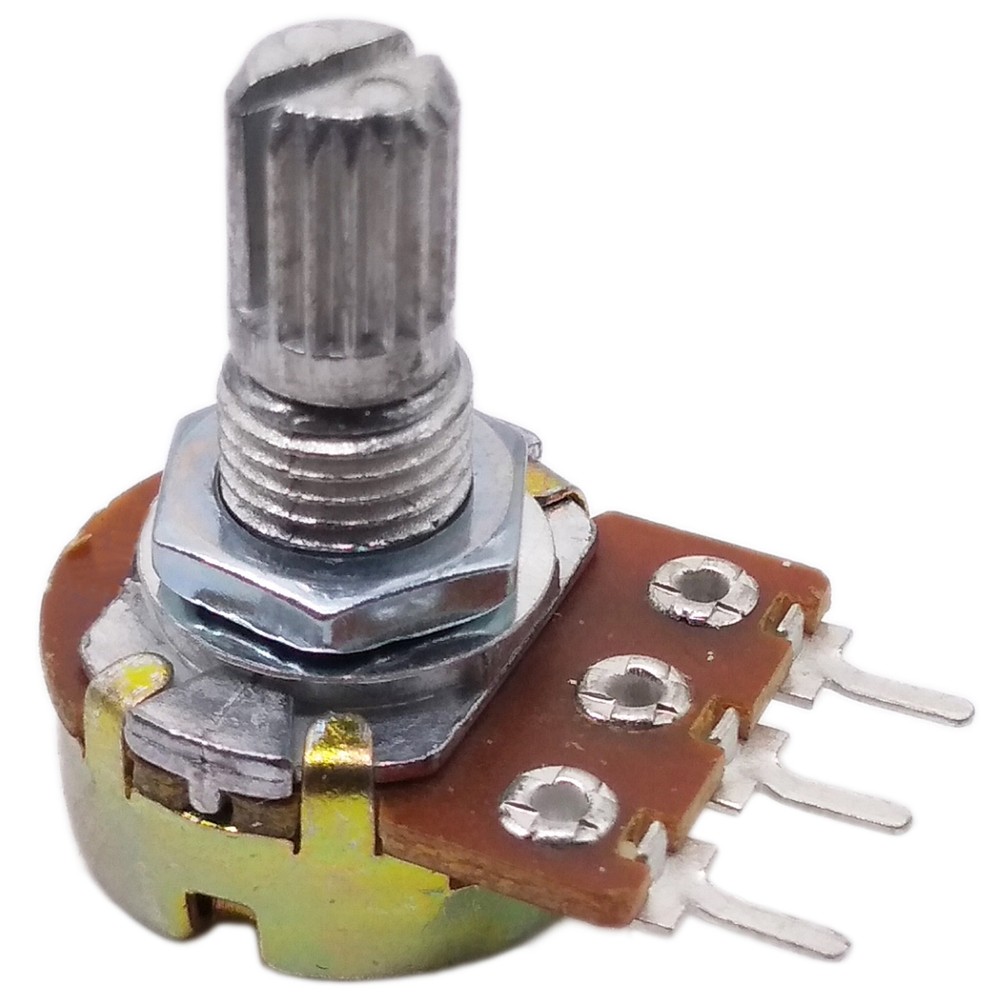 10pcs 1M ohm Linear Taper Rotary Potentiometer Panel pot B1M 15mm