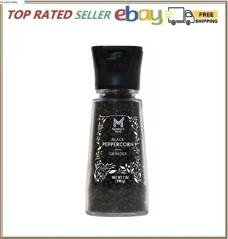 Member's Mark Black Pepper Grinder, 7 oz.