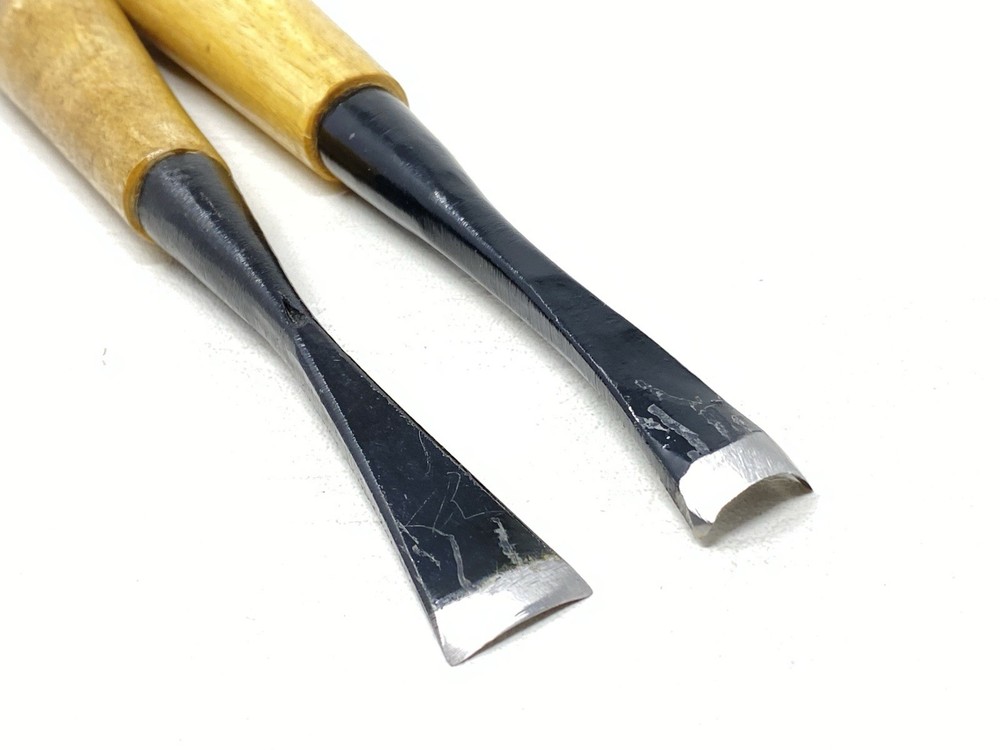 Mastercarver Wood Carving Gouges Lot of Two Carver Tools 5/8" & 3/4" Wide
