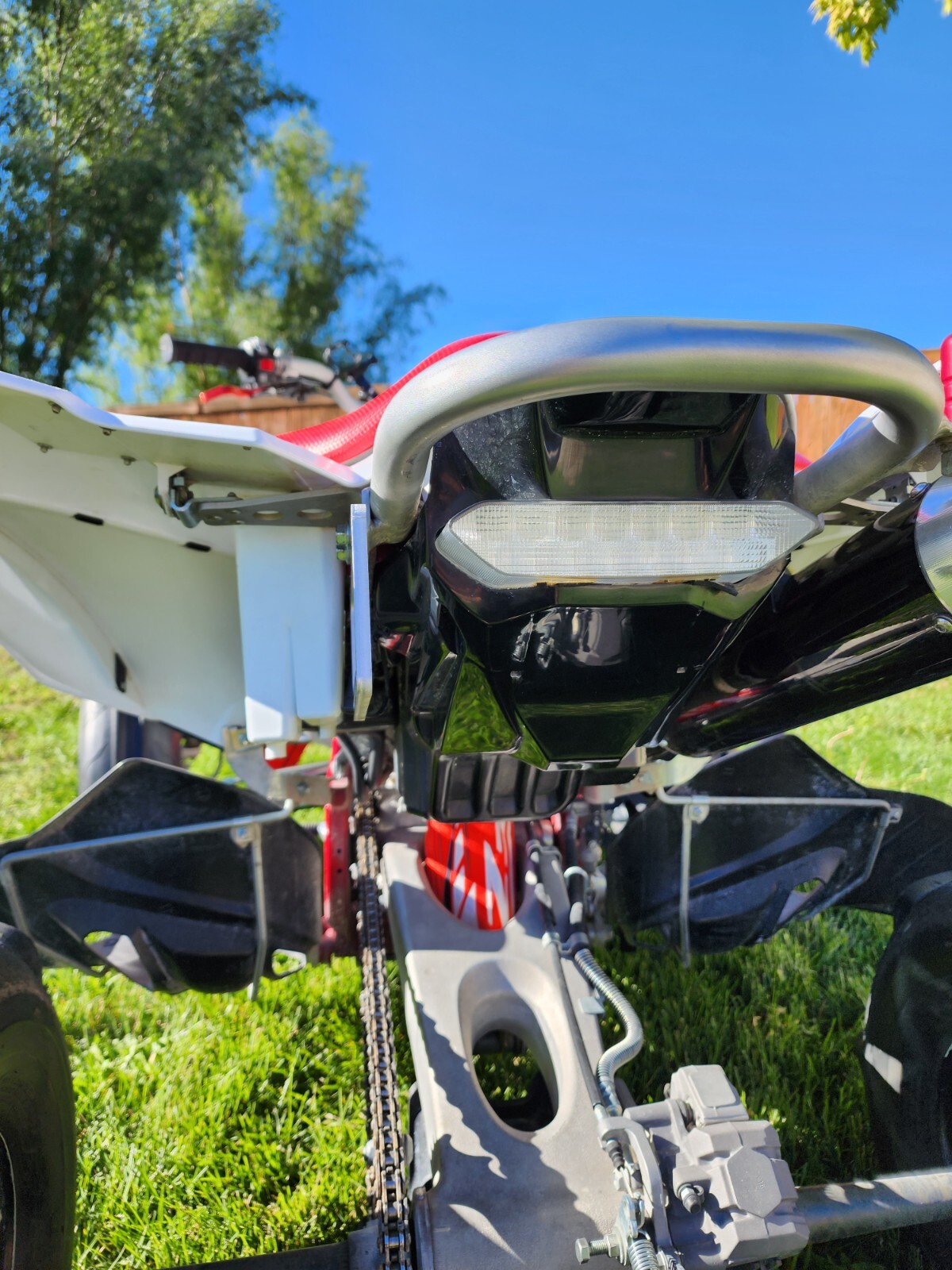 License Plate Mount/Bracket – Fits Yamaha YFZ450R, Raptor, Honda TRX450