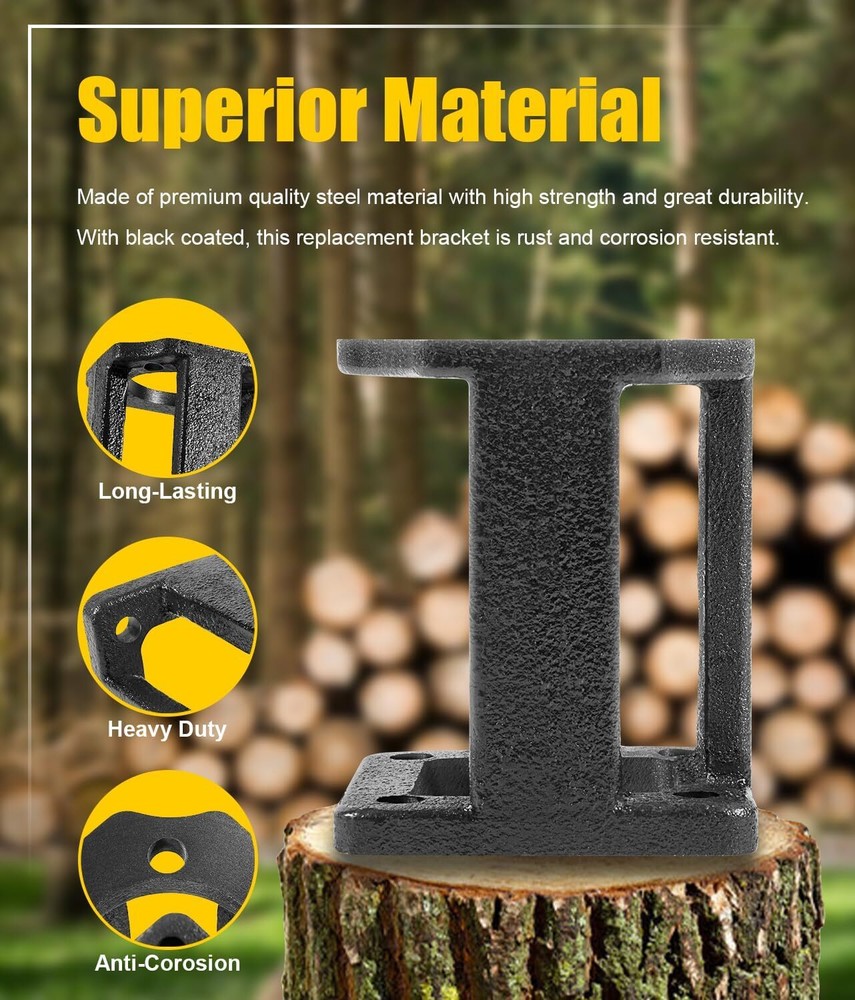 Log Splitter Hydraulic Pump Mount Replacement Brackets for 5-7 Hp Engines