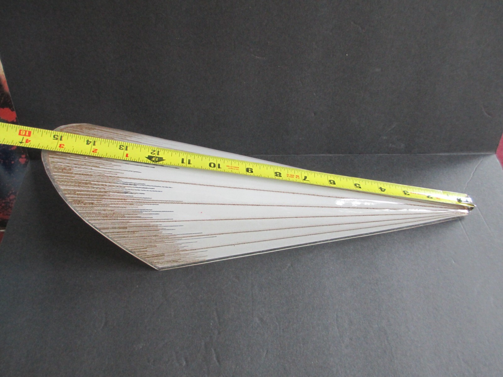 Vintage Lightolier MCM 1950s Gold Champagne Sconce Slip Shade Light Lamp C87