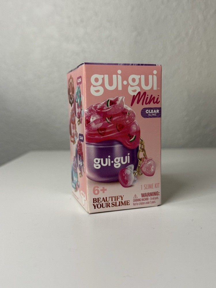 gui-gui MINI CLEAR Slime Kit Keychain•Viral