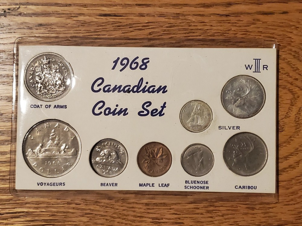 1968 canada Coin Set