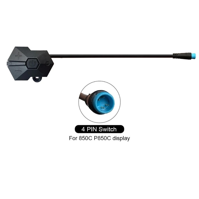 4Pin Switch Button Controller for Bafang P850C Mount Motor Display Panel