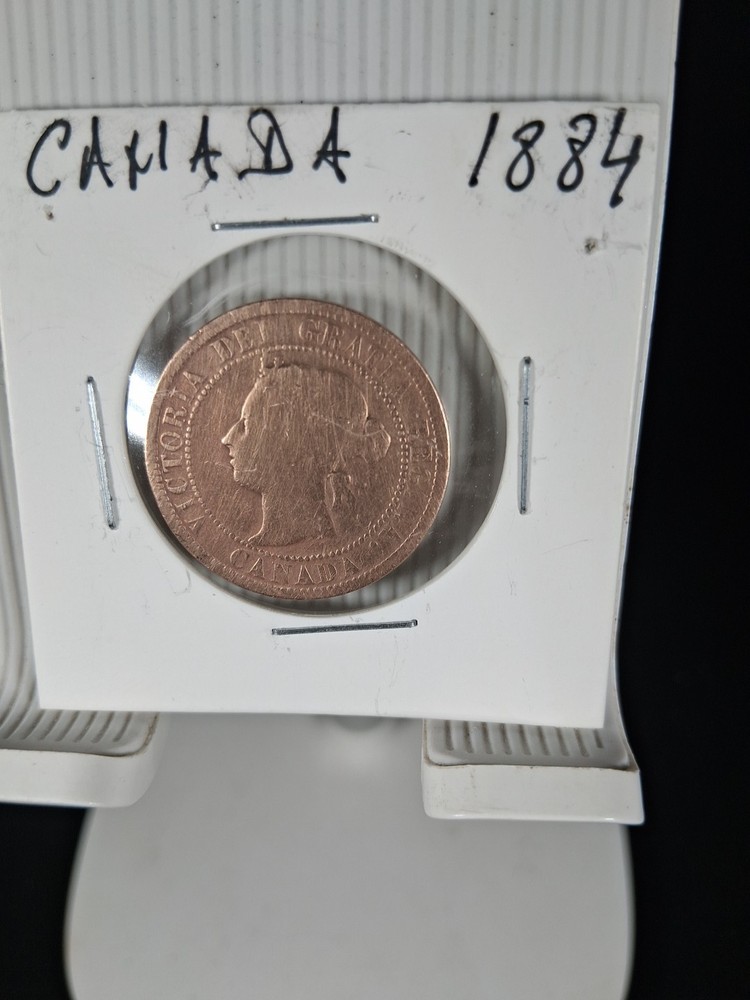 1884 CANADA 1 CENT LARGE