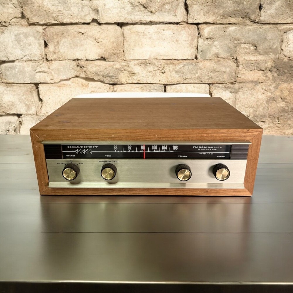 HEATHKIT SOLID-STATE MONO FM RECEIVER MODEL AR-27 Excellent Working Condition.