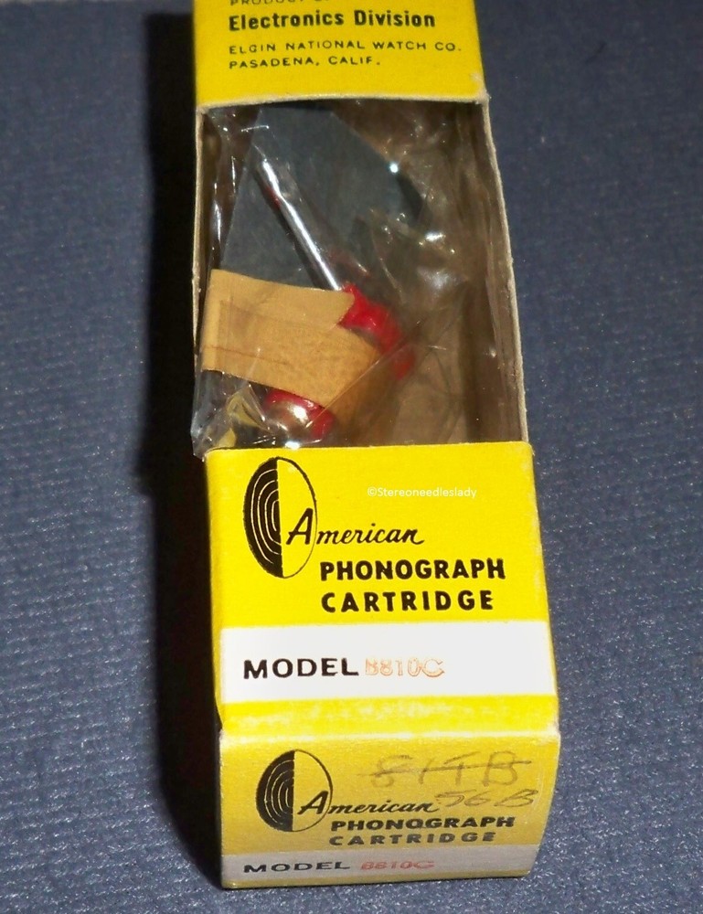 NEEDLE CARTRIDGE American (Elgin Electronics) 8810C for EV 56B