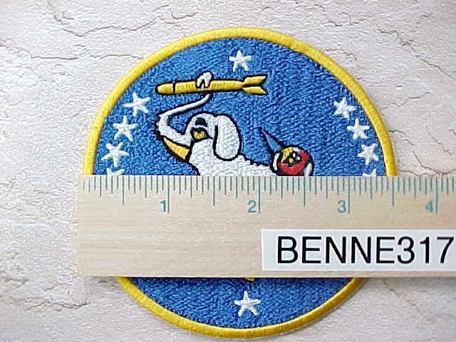 Vintage BOMB SQUADRON US AIR FORCE ELEPHANT PATCH / Sew-On Patch