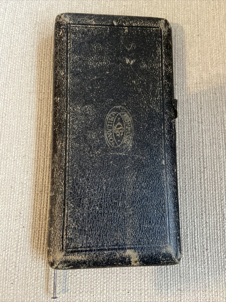 Antique MILANO Compass Cartographer Technical Engineer Architect Instrument Set