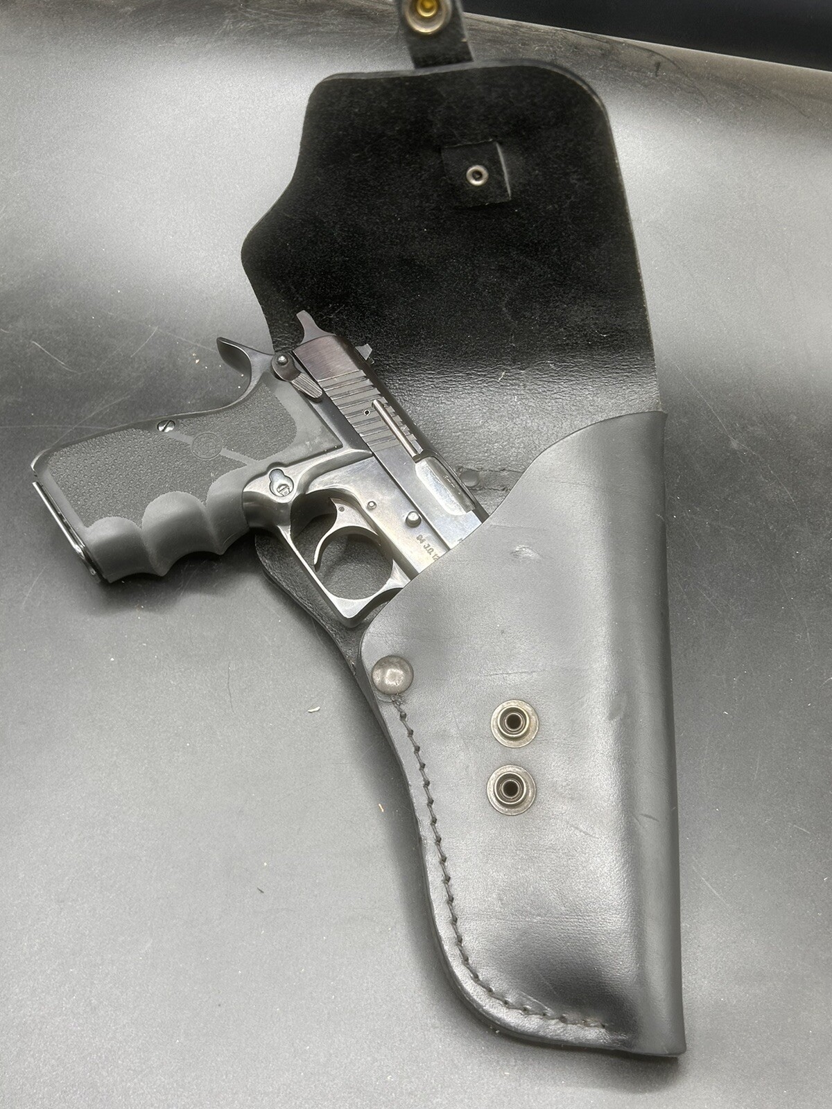 FN HI POWER LEG HOLSTER , BELGIUM Full Grain Leather, High Power