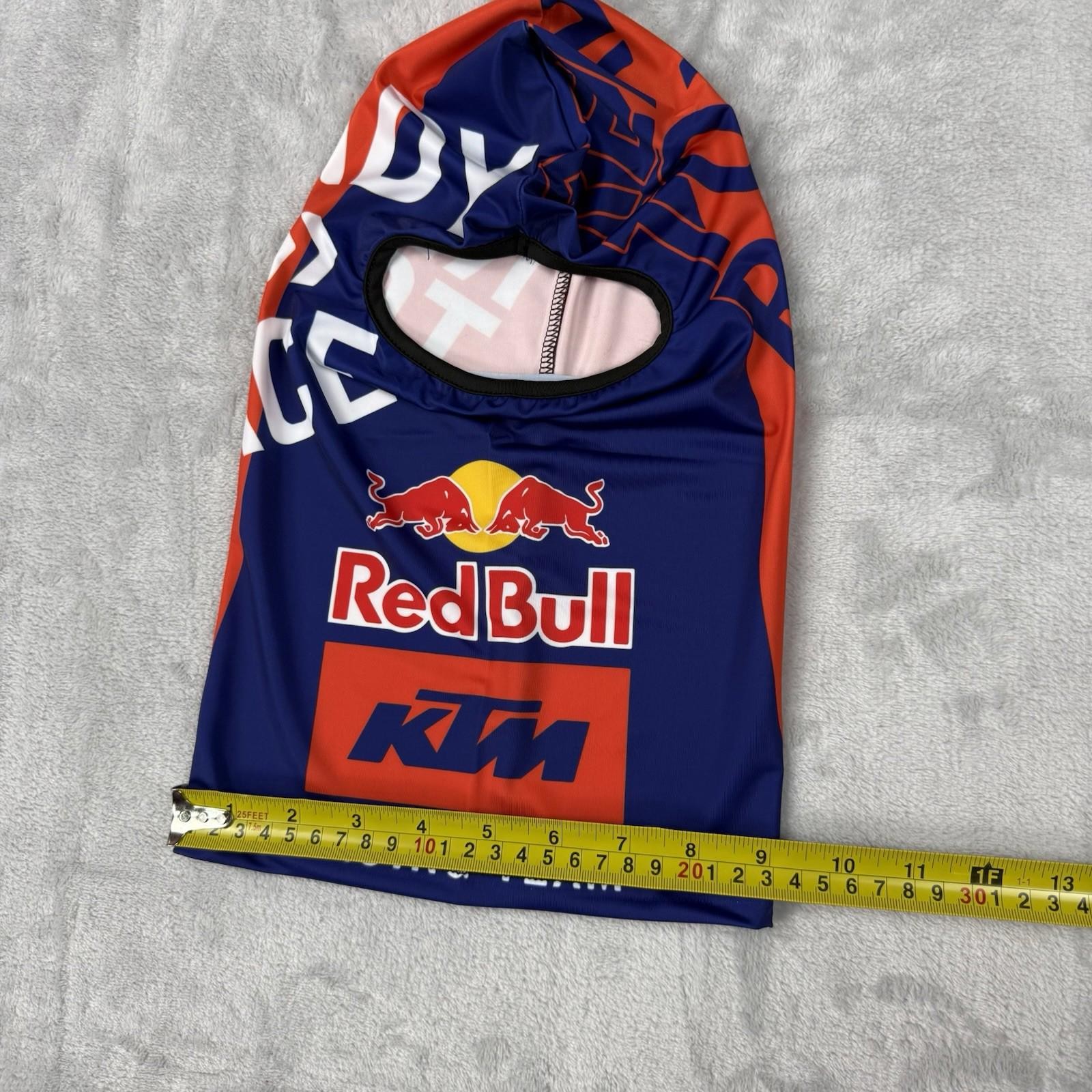 Red Bull KTM Racing Team Balaclava Face Mask One Size Fit All Motorsport Ski Y2K