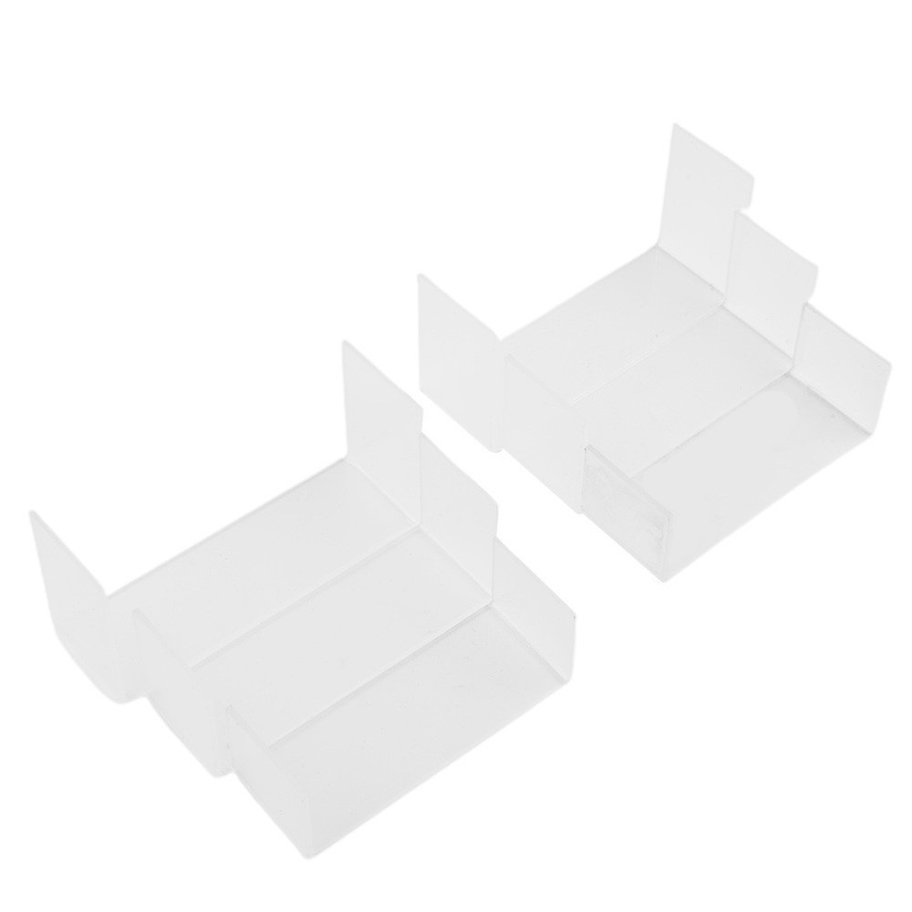 Display Stand Shelf Holder Rectangle Risers Transparent Trophies 3 Tier