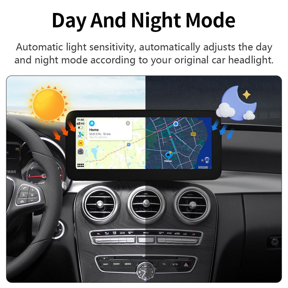 12.3''Stereo Multimedia Touch Screen For Benz C W205 GLC X253 V W447 NTG 5.0