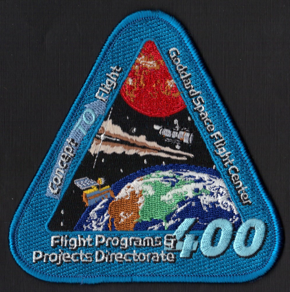 ORIGINAL - CONCEPT TO FLIGHT - FLIGHT PROGRAMS 400 - NASA GSFC SPACE PATCH MINT