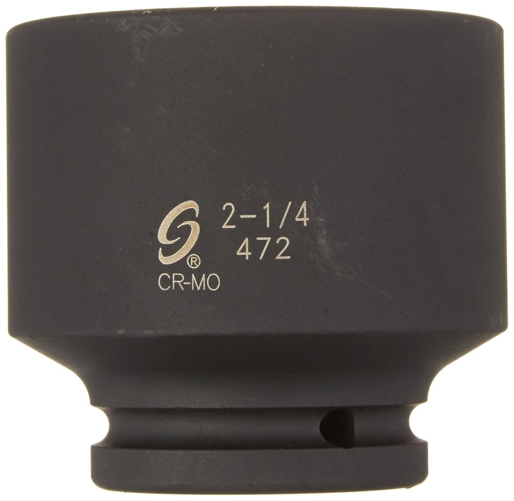 SUNEX TOOLS 472 3/4" Drive Standard 6 Point Impact Socket 2-1/4"