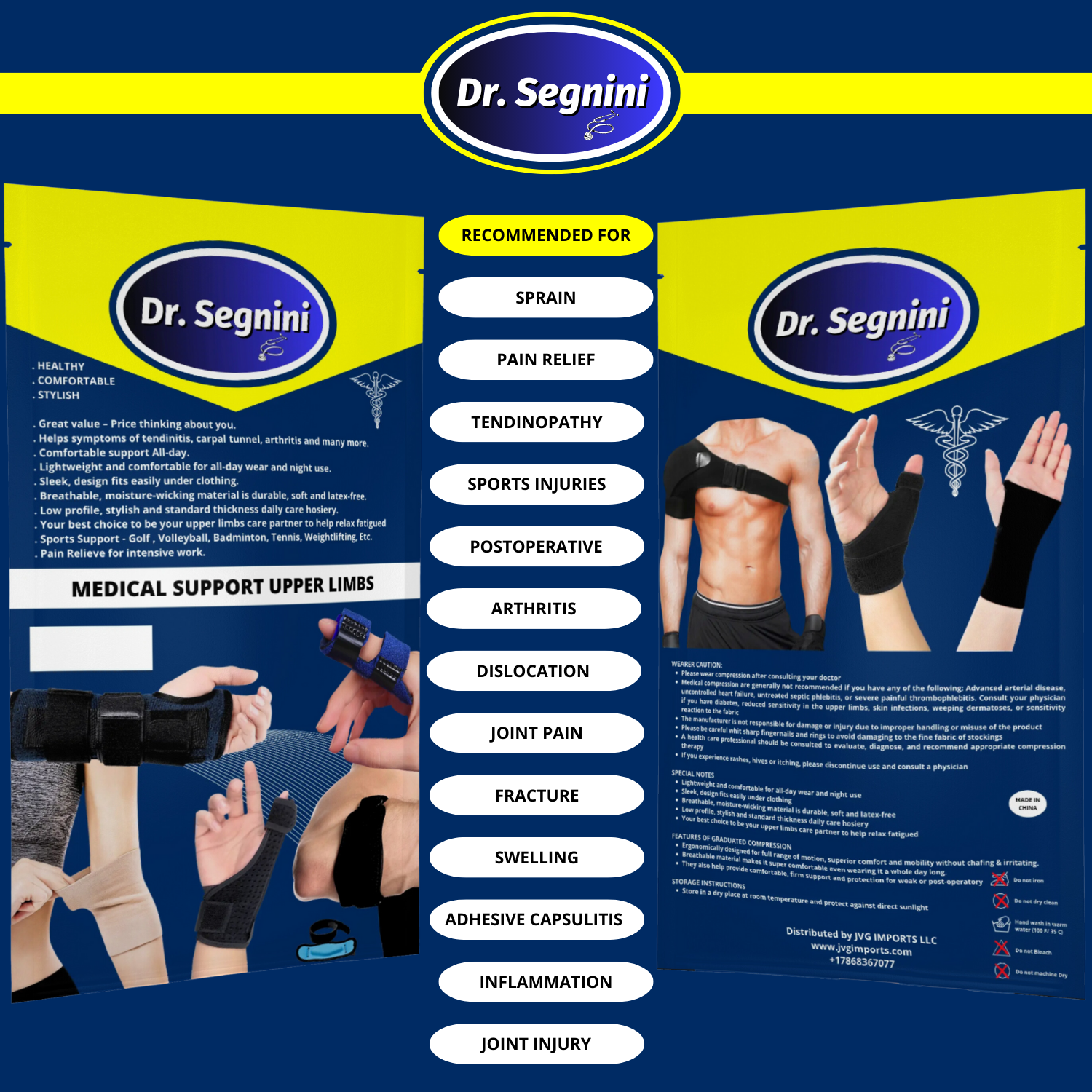 SHOULDER BRACE ROTATOR CUFF PAIN RELIEF SUPPORT ADJUSTABLE BELT SLEEVE SPRAINS✅⭐