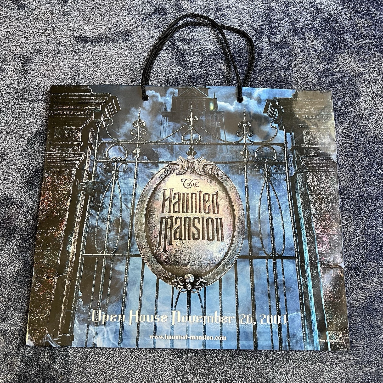 Disney’s haunted mansion Open House November 26 2003 Gift bag 16 Inch Open House