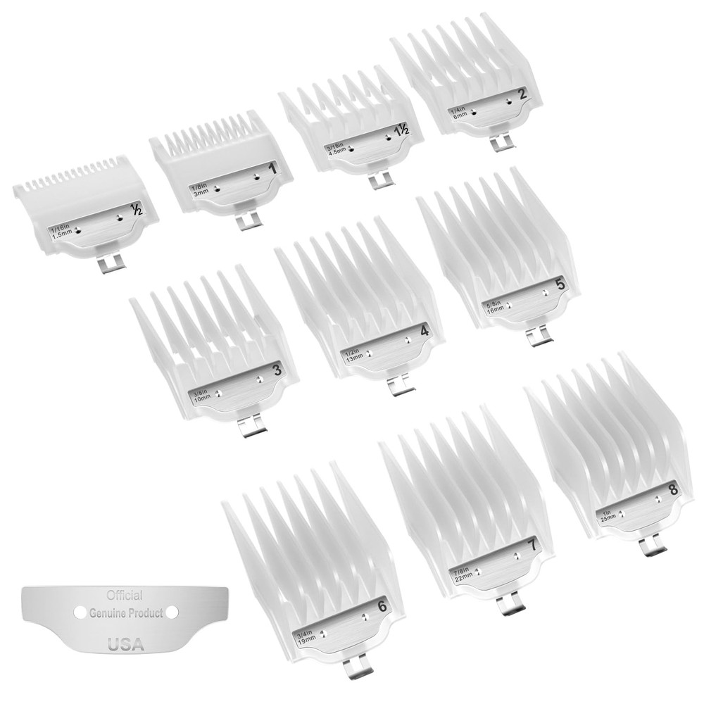 Professional for Wahl Clipper Guards Set, 10 Pcs Coded Cutting Guides...