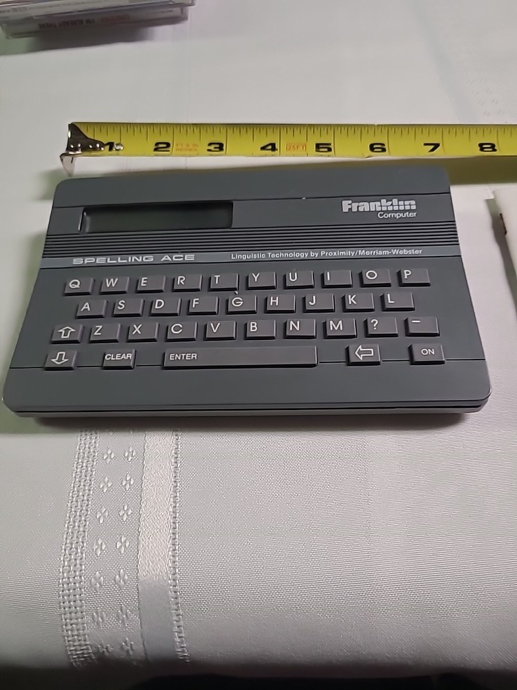 Vtg. Franklin Bookman Computer Spelling Ace (Bin C)