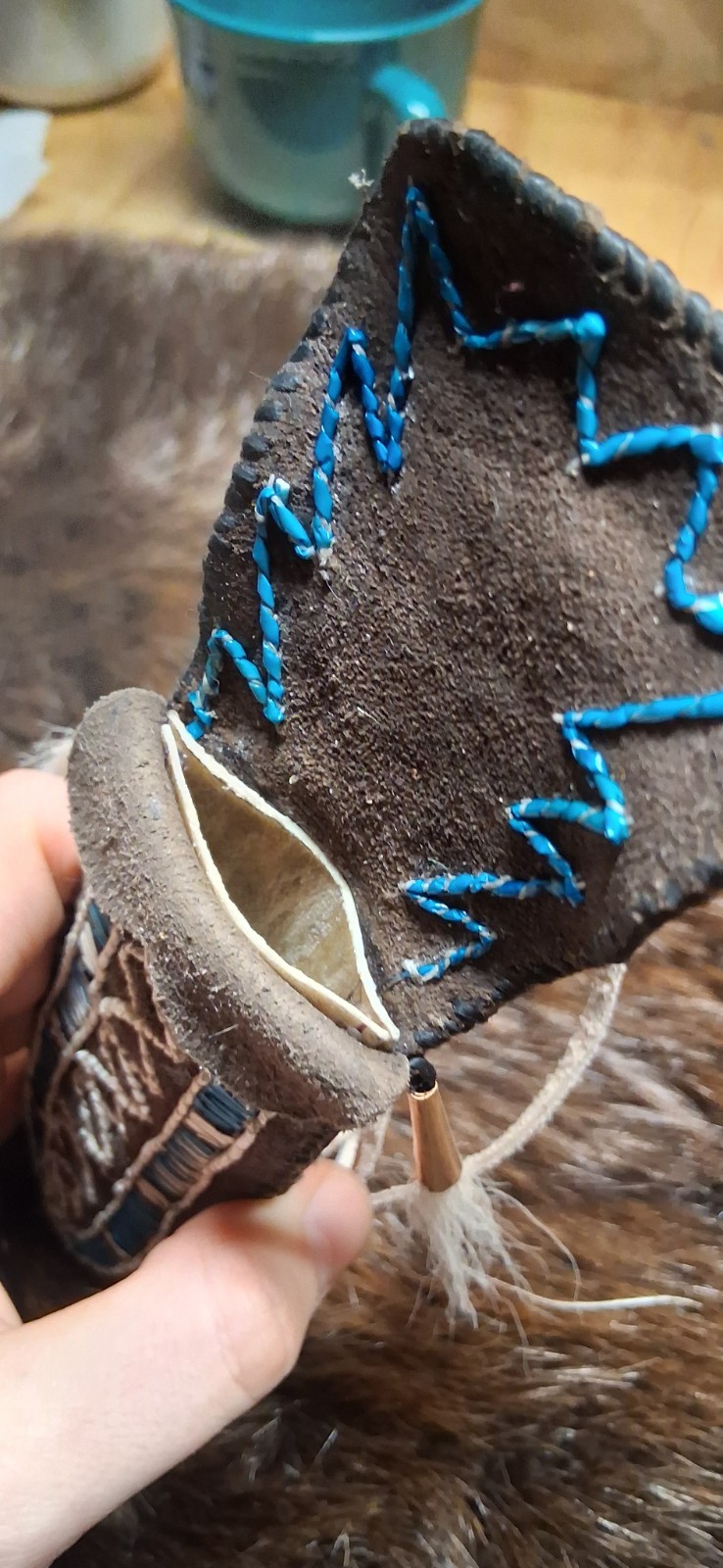 18th Century Iroquis Neck Knife Sheath