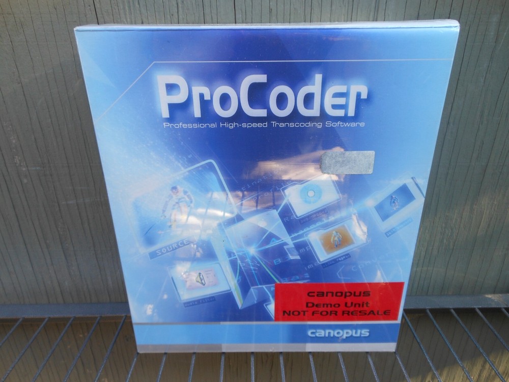 ProCoder NFR 2002 Canopus Software Demo Unit, Sealed New