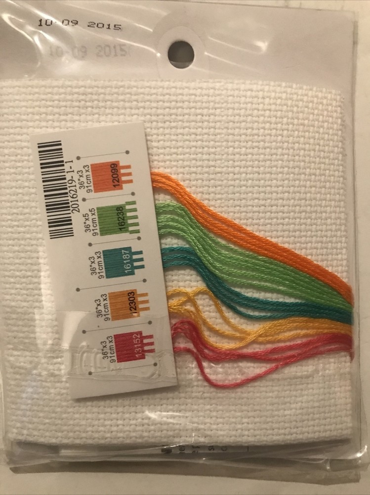 New 3 Pkgs. Dimensions Cross Stitch JAR TOPPER KITS