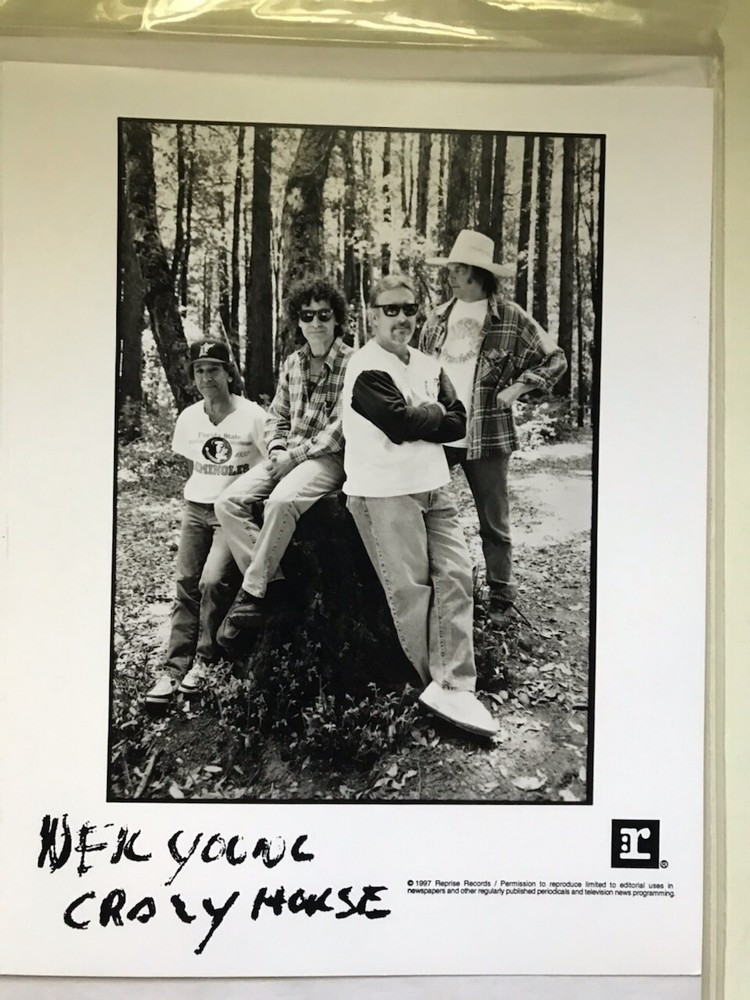 NEIL YOUNG Crazy Horse  promo photo 8x10