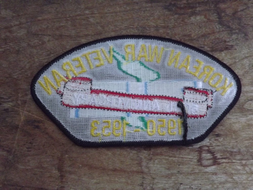 Korean War Veteran 50th Anniversary Hat Patch - INV# C1517