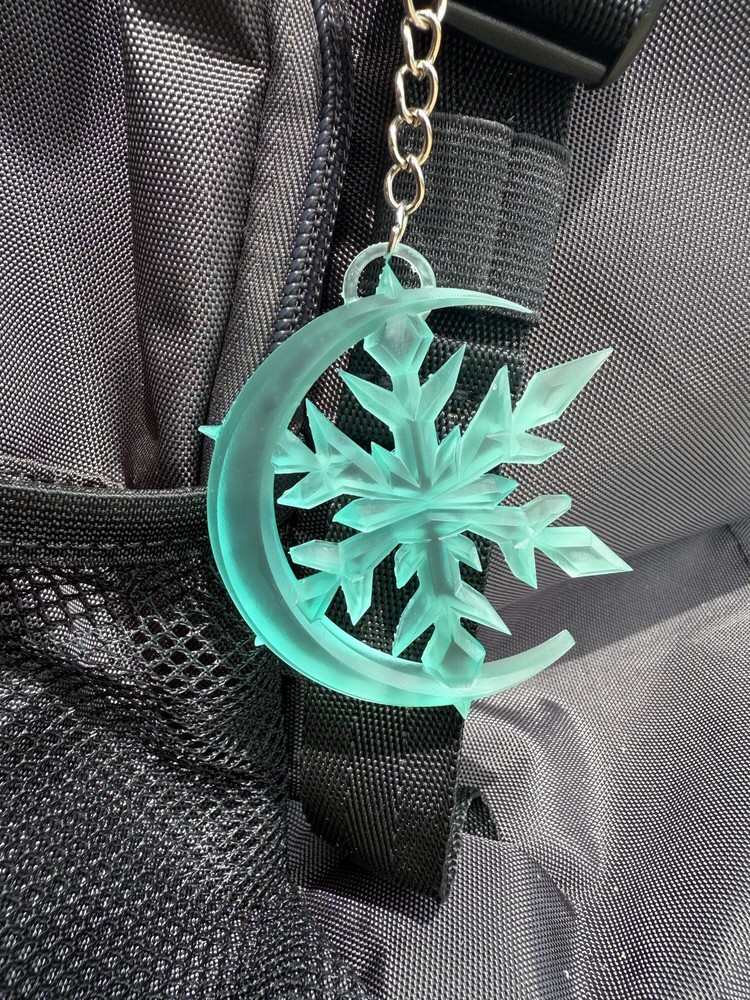 Luna Snow Emblem Keychain - Marvel Rivals